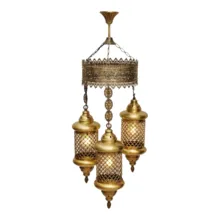لوستر سه شعله فانوسی gallery0