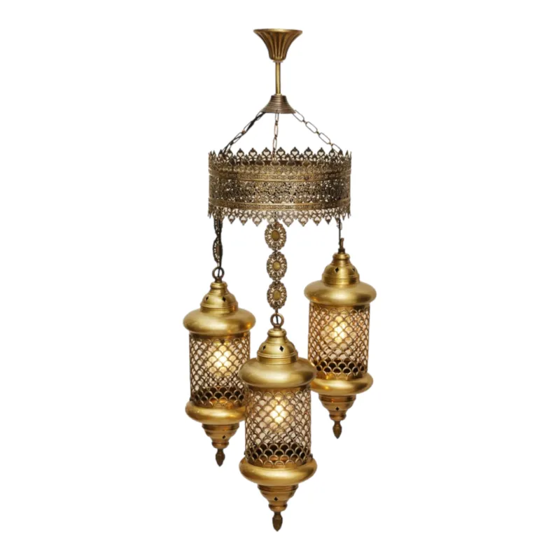 لوستر سه شعله فانوسی gallery0