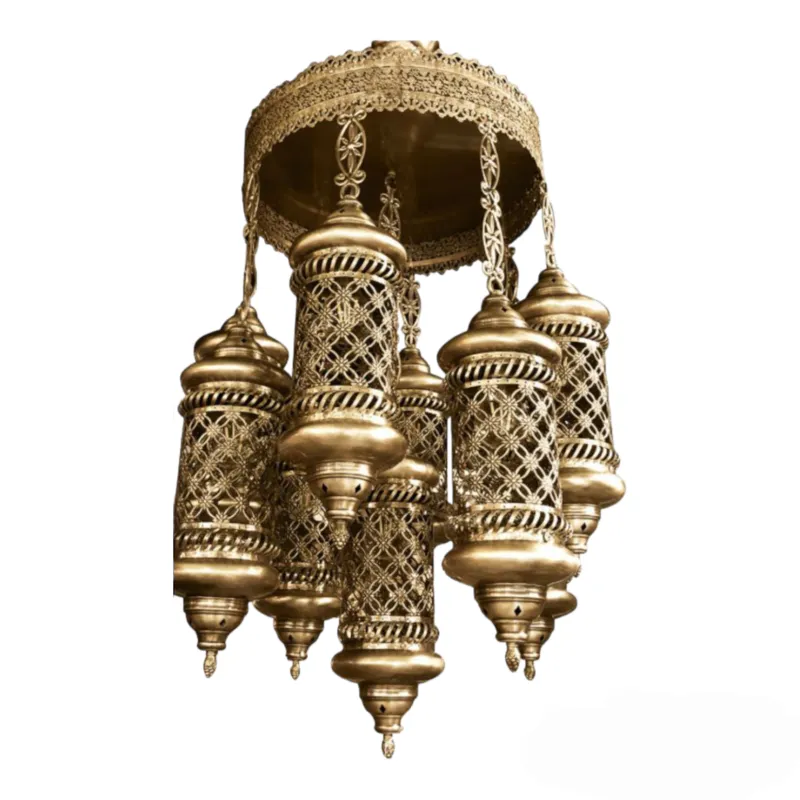لوستر نه شعله فانوسی gallery0